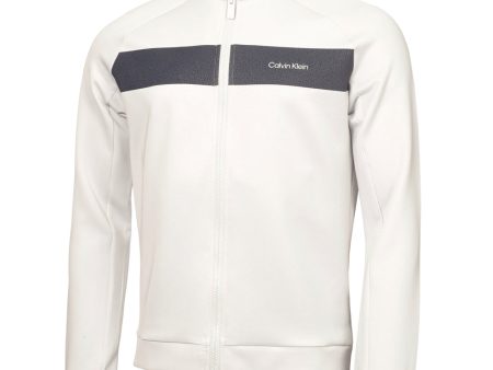 Calvin Klein Parkbury Full Zip Jacket - Silver Cloud For Discount