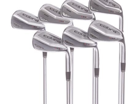 Cobra AMP CELL Pro Steel Men s Right Irons 4-PW Stiff - Dynamic Gold S300 on Sale