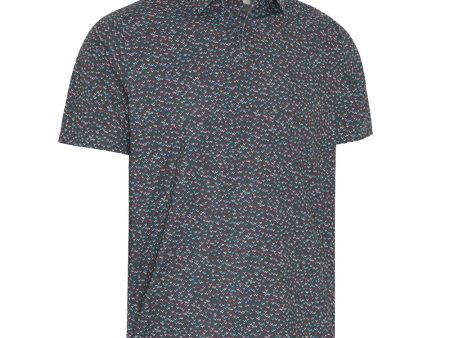 Callaway Confetti Print Polo Shirt - Asphalt For Cheap