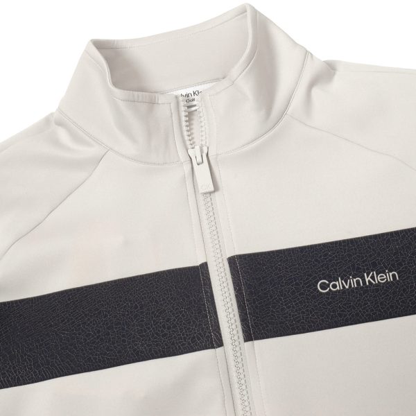 Calvin Klein Parkbury Full Zip Jacket - Silver Cloud For Discount