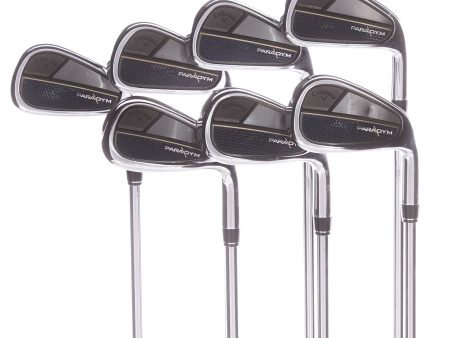 Callaway Paradym Steel Men s Right Irons 5-PW+AW Stiff - True Temper Elevate 95 Online Sale