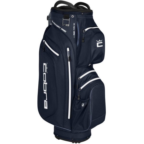 Cobra Ultradry Pro Waterproof Cart Bag - Navy Blazer White For Discount