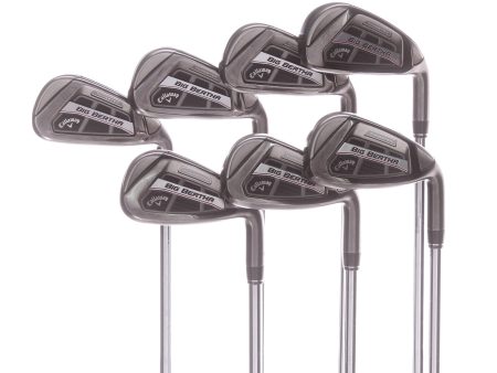 Callaway Big Bertha Steel Men s Right Irons 4-PW Stiff - Speedstep 80 Online now