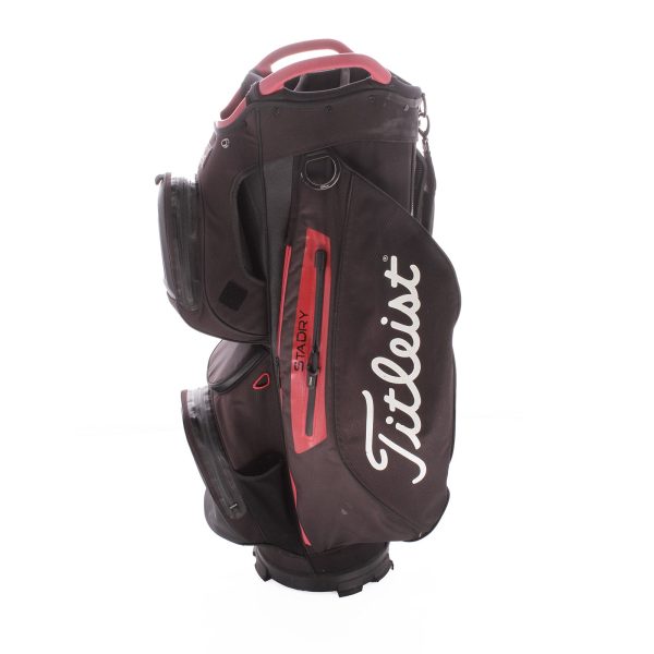 Titleist Second Hand Cart Bag - Black Red on Sale