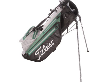 Titleist Player 4 Stadry Second Hand Stand Bag - Silver Green Black Hot on Sale