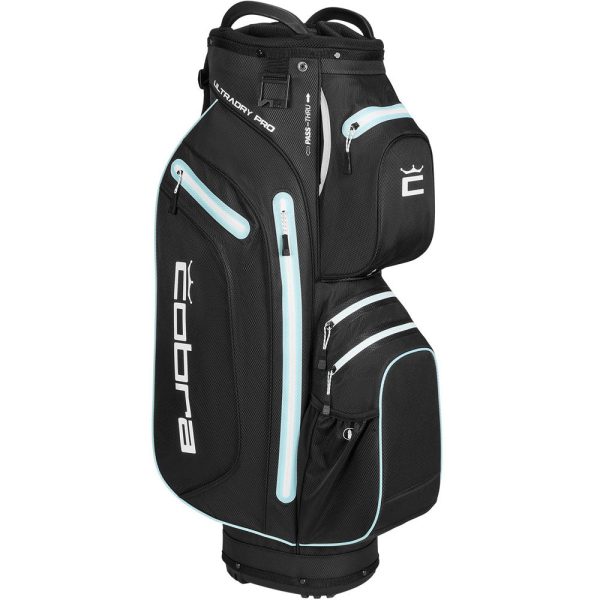 Cobra Ultradry Pro Waterproof Cart Bag - Puma Black Cool Blue Online Hot Sale