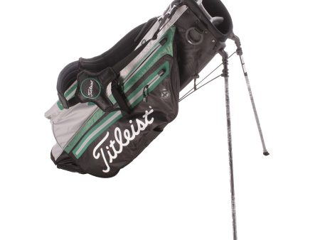 Titleist Player 4 Stadry Second Hand Stand Bag - Silver Green Black on Sale