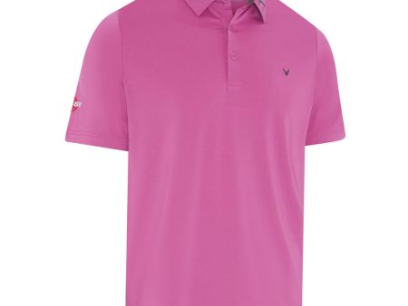 Callaway Chev Odyssey Polo Shirt - Purple Orchid Hot on Sale