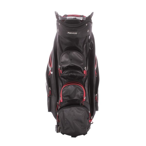 Benross Second Hand Cart Bag - Black White Red Online now