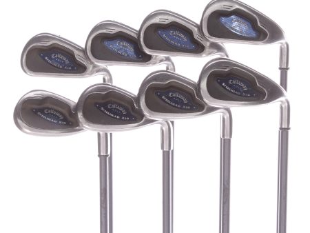 Callaway X-16 Steelhead Men s Right Graphite Irons 4-SW Regular - System CW75 For Sale