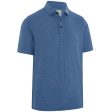 Callaway Ventilated Classic Jacquard Polo Shirt - Peacoat Fashion