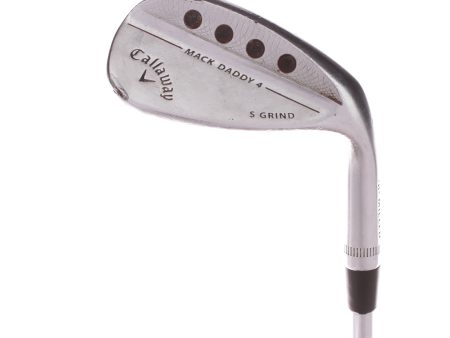 Callaway Mack Daddy 4 Steel Men s Right Sand Wedge 56 Degree 10 Bounce Stiff - True Temper Dynamic Gold Tour Issue S200 115 For Sale