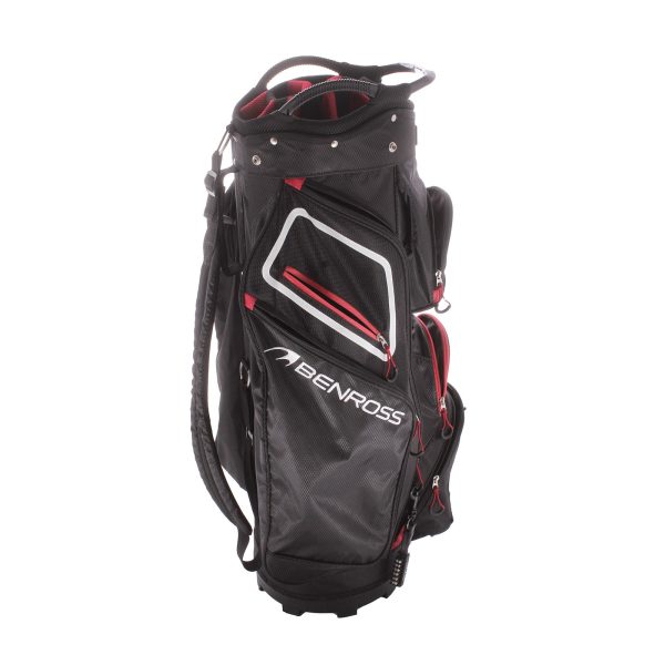 Benross Second Hand Cart Bag - Black White Red Online now