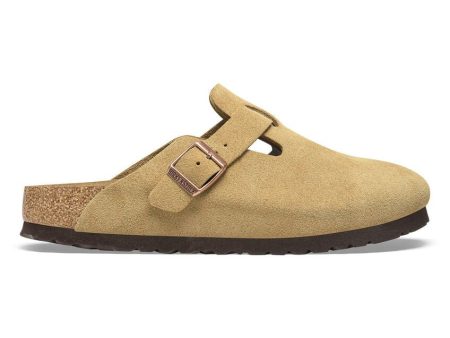 BIRKENSTOCK | SANDALIAS MUJER | BOSTON SUEDE LEATHER LATTE CREAM | NEGRO Cheap