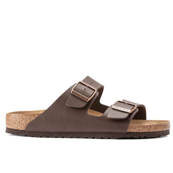 BIRKENSTOCK | SANDALIAS UNISEX | ARIZONA BIRKO FLOR DARK BROWN | MARRÓN | S NARROW For Sale