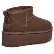 UGG | BOTINES MUJER | CLASSIC ULTRA MINI PLATFORM BURNT | MARRÓN Online Hot Sale