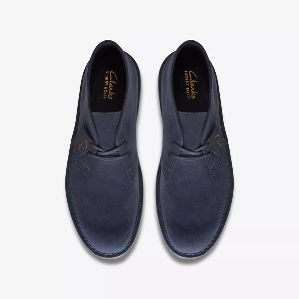 CLARKS | BOTAS HOMBRE | DESERT BOOT EVO NAVY SUEDE | AZUL Sale