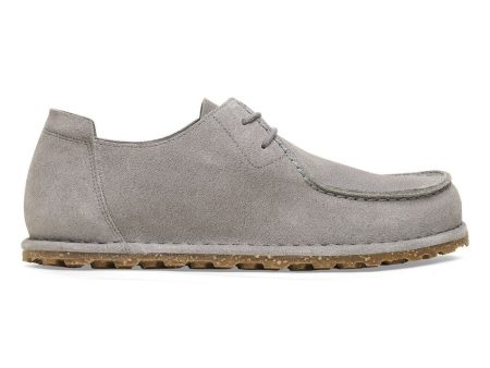 BIRKENSTOCK | WALLABEE MUJER | UTTI LACE SUEDE LEATHER WHALE GRAY | GRIS Discount