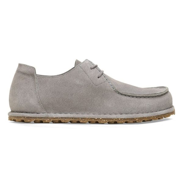 BIRKENSTOCK | WALLABEE MUJER | UTTI LACE SUEDE LEATHER WHALE GRAY | GRIS Discount