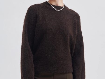 SECOND FEMALE | JERSEY MUJER | BROOKLINE KNIT NEW O NECK MOLÉ | MARRÓN Online