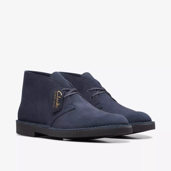 CLARKS | BOTAS HOMBRE | DESERT BOOT EVO NAVY SUEDE | AZUL Sale