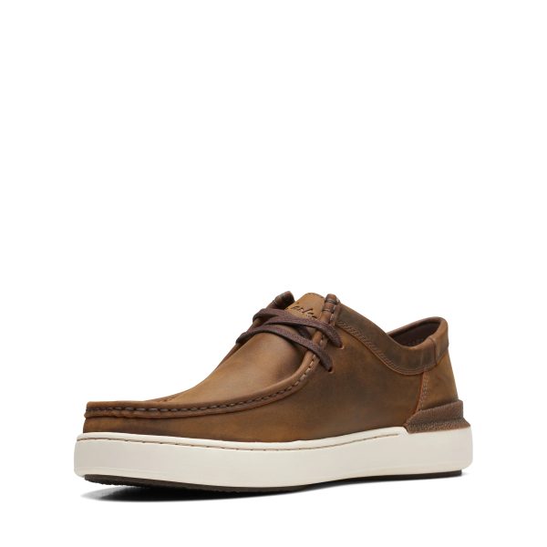 CLARKS | ZAPATOS DERBY HOMBRE | COURTLITE WALLY BEESWAX LEATHER | AMARILLO Sale