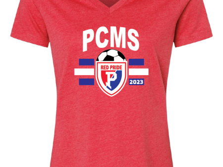 PCMS Soccer Womens V-Neck Fashion