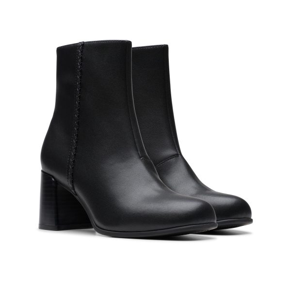 CLARKS | BOTINES MUJER | KEIRSTA FAYE BLACK LEATHER | NEGRO Hot on Sale