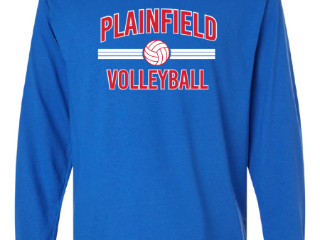 Plainfield Volleyball Long Sleeve Shirt (Dri Fit or 50 50) Hot on Sale