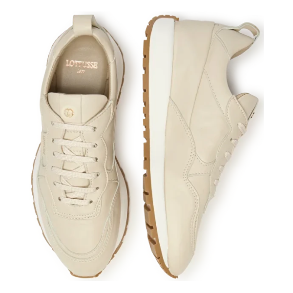 LOTTUSSE | SNEAKERS DE VESTIR MUJER | DIANNE PIEL DE CORDERO BLANCO ROTO | BLANCO Sale