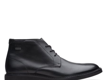 CLARKS | BOTINES HOMBRE | ATTICUS LT HI GORE-TEX BLACK LEATHER | NEGRO Discount