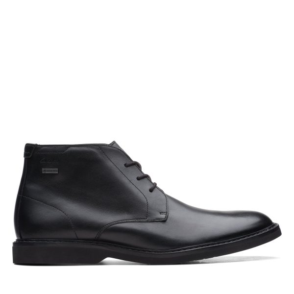 CLARKS | BOTINES HOMBRE | ATTICUS LT HI GORE-TEX BLACK LEATHER | NEGRO Discount