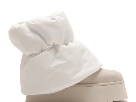 UGG | BOTINES MUJER | CLASSIC MINI DIPPER PUFFER WHITE CERAMIC | BLANCO Sale