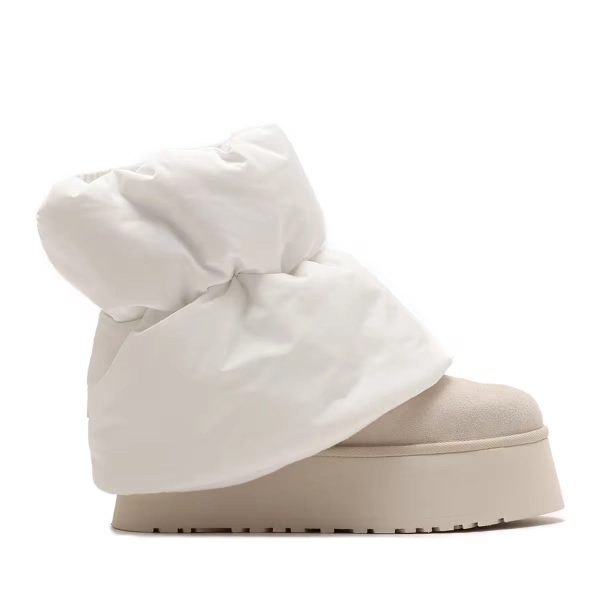 UGG | BOTINES MUJER | CLASSIC MINI DIPPER PUFFER WHITE CERAMIC | BLANCO Sale