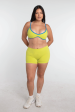 Mini Shorts - Lime For Cheap