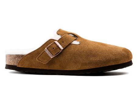 BIRKENSTOCK | ZUECOS UNISEX | BOSTON VL SHEARLING MINK 00491 | MARRÓN | N REGULAR Fashion