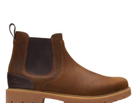 CLARKS | BOTINES CHELSEA HOMBRE | ROSSDALE TOP BEESWAX LEATHER | MARRÓN Online Hot Sale