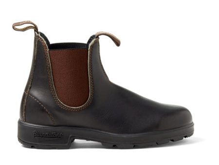 BLUNDSTONE | BOTINES CHELSEA UNISEX | 500 STOUT BROWN LEATHER | MARRÓN For Sale