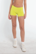 Mini Shorts - Lime For Cheap