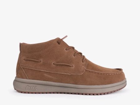 PITAS | BOTINES NÁUTICOS HOMBRE | TIMOR SUEDE CAMEL | MARRÓN For Discount