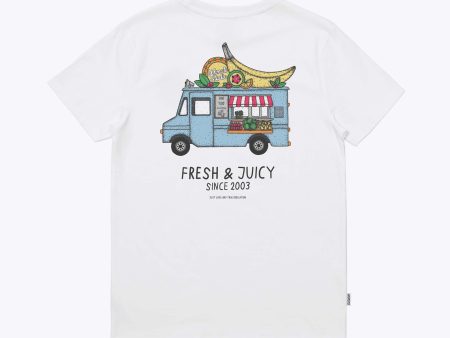 WEMOTO | CAMISETA ARTWORK HOMBRE | FRUIT TRUCK CAMISETA WHITE | BLANCO Cheap