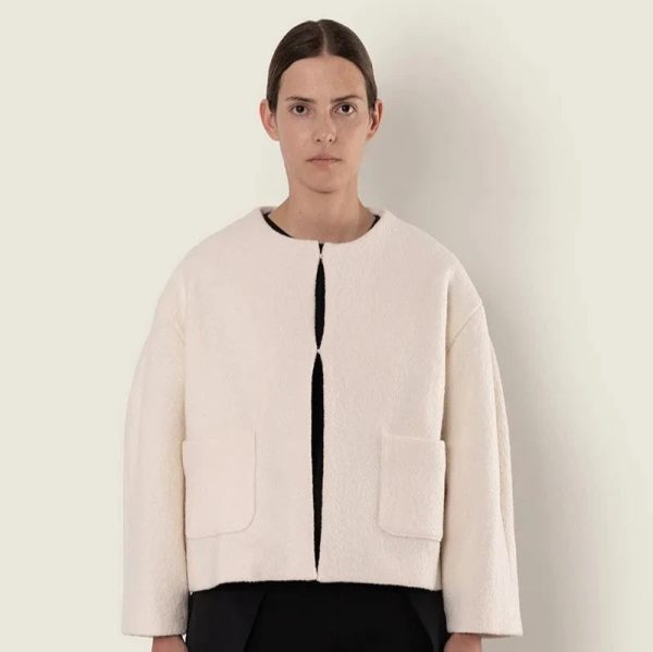 CHIE MIHARA | CHAQUETA MUJER | R CAMILA GOYA SNOW | BLANCO Online Hot Sale