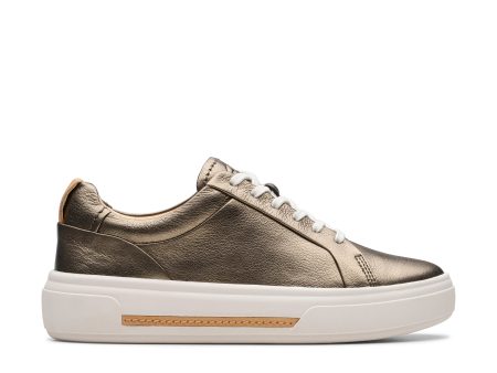 CLARKS | SNEAKERS MUJER | HOLLYHOCK WALK METALLIC | DORADO For Sale