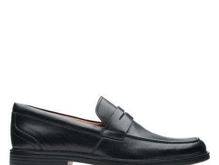 CLARKS | MOCASINES HOMBRE | UN ALDRIC STEP BLACK LEATHER | NEGRO For Discount