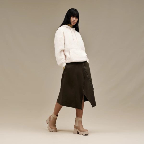 UGG | JERSEY MUJER | LOYRA SHERPA HOODIE CREAM | BEIGE on Sale