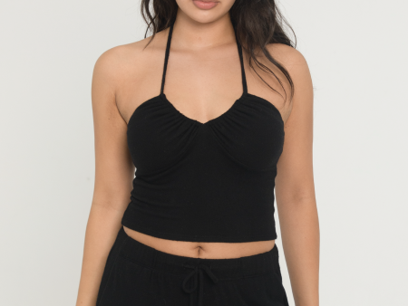 Sweater Halter - Black For Sale