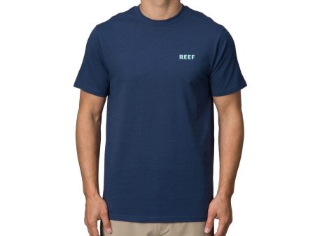 REEF | CAMISETA HOMBRE | BISMARK SS CAMISETA NAVY | AZUL Cheap