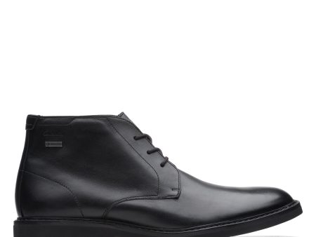 CLARKS | BOTINES HOMBRE | ATTICUS LT HIGTX BLACK LEATHER | NEGRO Online Sale