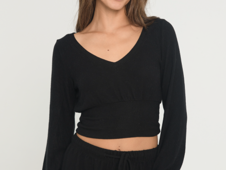 Pullover Sweater - Black For Discount