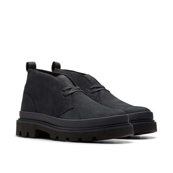 CLARKS | BOTINES HOMBRE | BADELL DB BLACK NUBUCK | NEGRO Discount